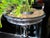 Black Lacquer With Intricate Mother-Of-Pearl Inlays Planter For Sale - Image 9 of 10