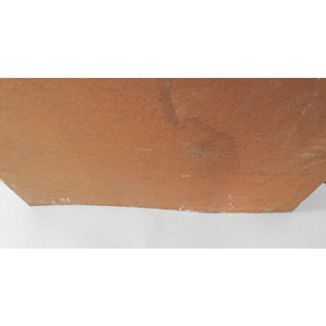 Mid 20th Century Mid 20th Century Impressionist Snowy Winter River Landscape Painting For Sale - Image 5 of 5