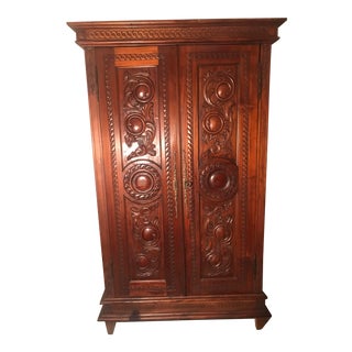 Antique French Country Armoire For Sale