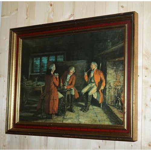 After F.M. Bennett, Great Content, Oil Painting, Framed For Sale - Image 3 of 13