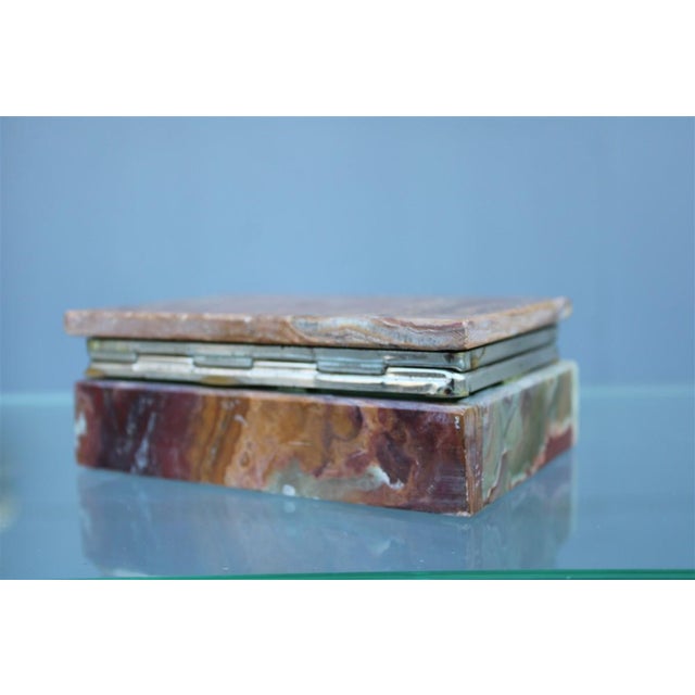 Onyx Jewelry Box, Italy, 1960s For Sale - Image 6 of 9