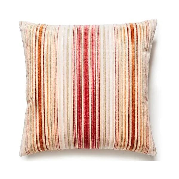 Traditional The House of Scalamandré Timberlake Velvet Pillow, Rose Apricot For Sale - Image 3 of 3