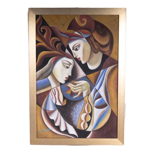 Painting, Oil on Canvas, Framed For Sale