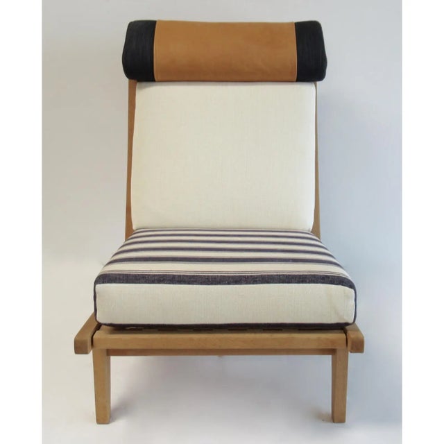 GETAMA C. 1960's Hans J. Wegner Denmark "Getama" Lounge Chairs - A Pair (Restored) For Sale - Image 4 of 17
