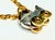 Gold Mid-Century Silver- and Gold-Plated Baby Carriage Artist Pendant Jewelry in the style of Cartier, 1960s For Sale - Image 8 of 13