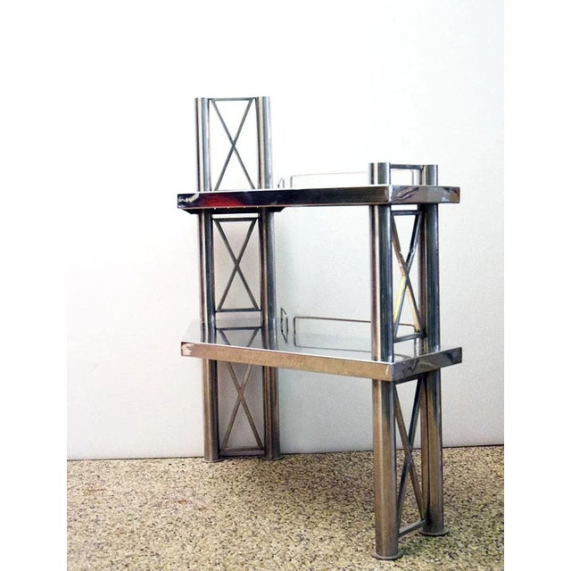 Steel Console Table, Italy, 1970s For Sale - Image 3 of 13