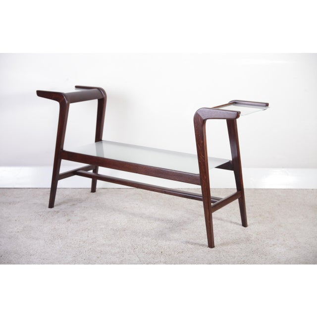 Mid-Century Modern Mid-Century Modern Oak Flower Stand from ÚLUV/Krásná Jizba, 1950s For Sale - Image 3 of 18