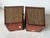 Baker Milling Road Campaign-Style Rattan & Leather Trunk Side Tables — A Pair For Sale - Image 12 of 12