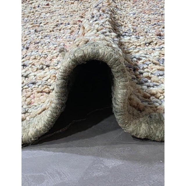 Mid-Century Modern Vintage Moroccan Beni M'Guild Wool Rug - 10.6 X 6.8 Ft For Sale - Image 3 of 6