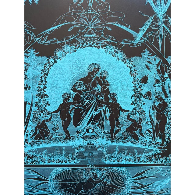Almir Mavignier (1925–2018), Philipp Otto Runge Und Seine Zeit, Tageszeiten: Tag, Kunsthalle Hamburg, 1977, Exhibition Poste, Printed in Germany For Sale - Image 13 of 14