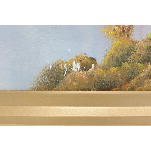 Green The Mill Large Original Oil on Canvas Signed For Sale - Image 8 of 8