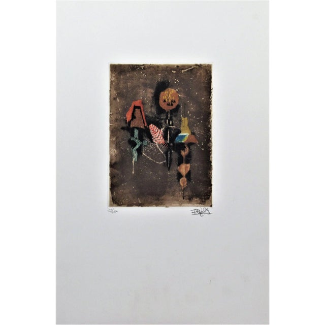 Abstract Johnny Friedlaender, Untitled IV, Circa 1970 For Sale - Image 3 of 7