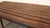 Late 20th Century Walnut Slat Bench For Sale - Image 12 of 13