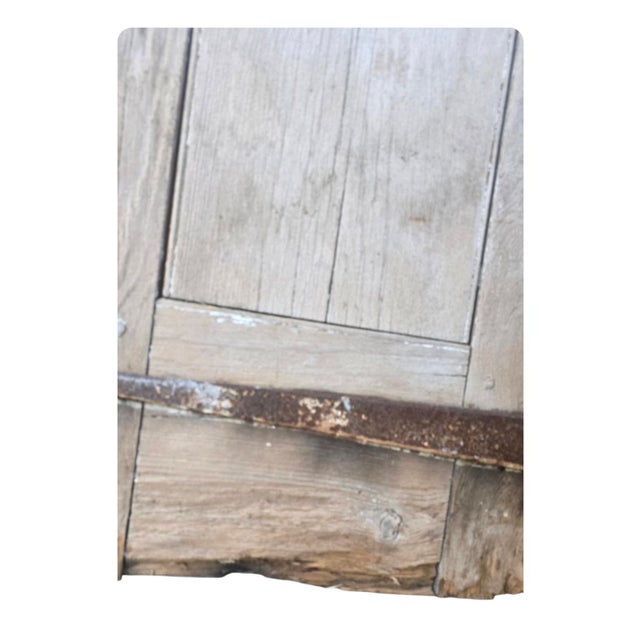 Early 20th Century American Wood Window Shutters - a Pair For Sale - Image 4 of 4