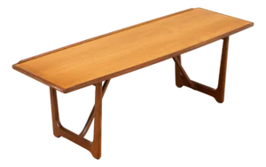 1960s Teak Danish Modern Coffee Table