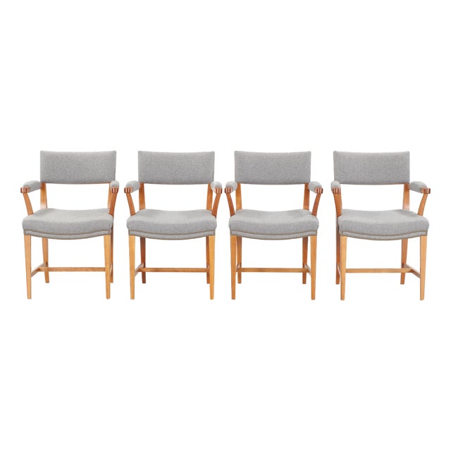 Josef Frank 695 Armchairs Svenskt Tenn Set of Four For Sale