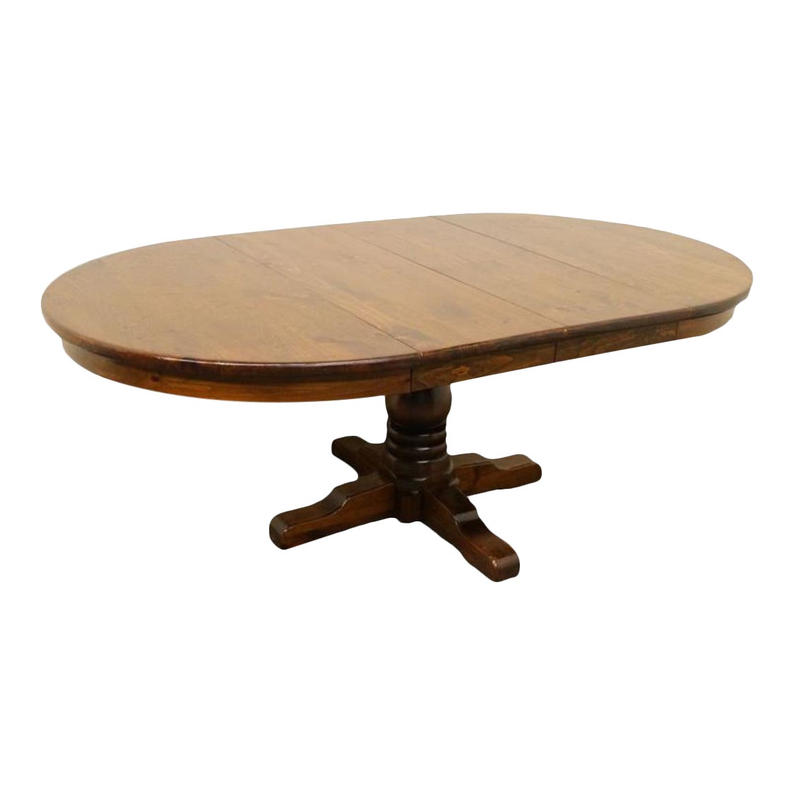 Ethan Allen Pine Old Tavern 98" Pedestal Dining Table Chairish