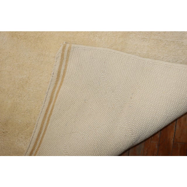 Late 20th Century Large Camel Moroccan Rug - 11'9" x 13'7" For Sale - Image 9 of 18