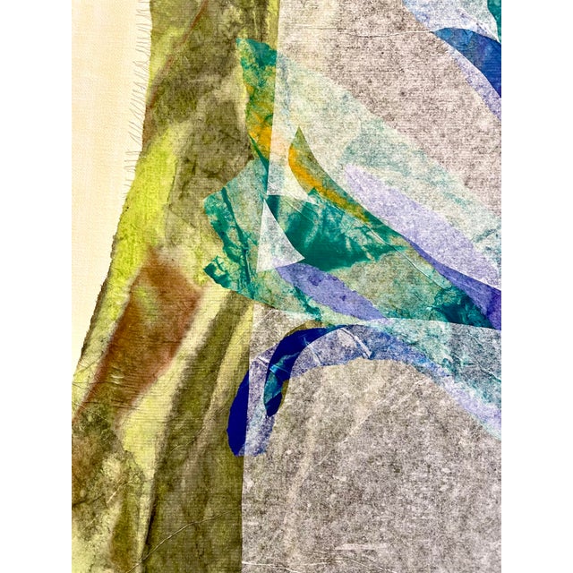 Maria Donata Papadia, Cluster Lily, Mixed Media Paper Collage For Sale - Image 6 of 13