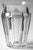 Discontinued Baccarat Nelly crystal vase with bold vertical faceting and exceptional French craftsmanship. Beautifully...