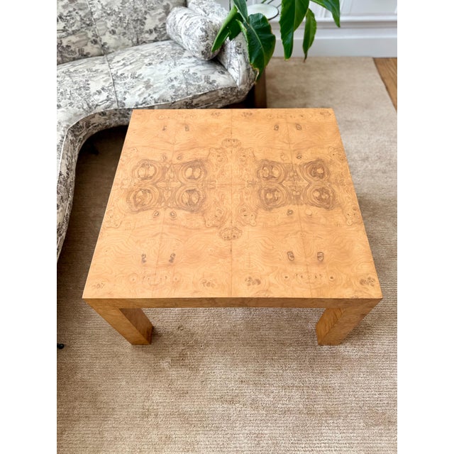1970s Burlwood Cocktail Table For Sale In Houston - Image 6 of 8