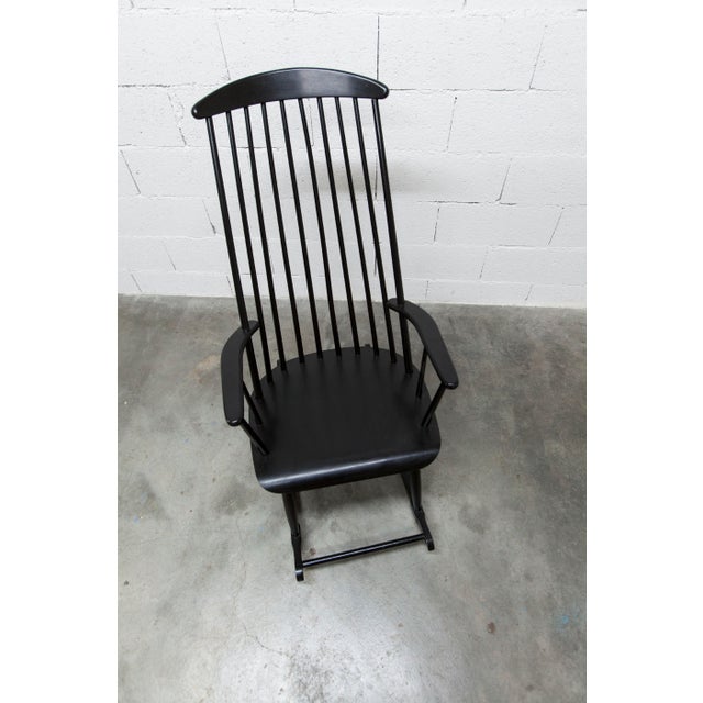 1960s Scandinavian Rocking Chair in the style of Tapiovaara, 1960s For Sale - Image 5 of 18