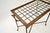 1970s Vintage Brass and Glass Tray Top Side Table, 1970s For Sale - Image 5 of 8