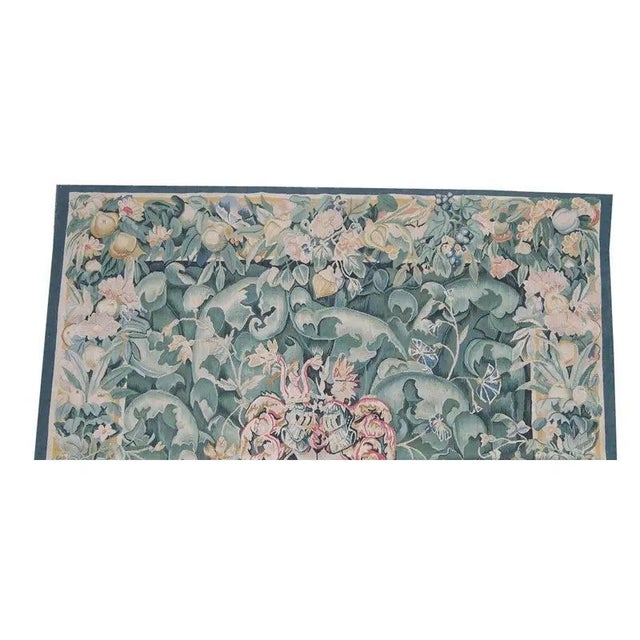 Vintage Floral Tapestry For Sale - Image 4 of 9