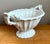 English Ironstone Fluted Ceramic Footed Orchid Bowl For Sale - Image 3 of 12