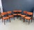 Mid-Century Modern 1950s Attributed to Barney Flagg for Drexel Walnut Dining Chairs Set of Six For Sale - Image 3 of 12