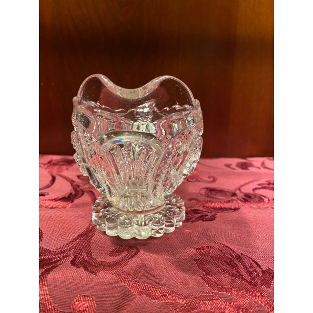 Stunning! American Brilliant Period (Abp) 1800’s-Early 1900’s Rare Cut Glass Antique Creamer / Multi Purpose Piece. With Sparkling, Intricate Details For Sale - Image 10 of 12