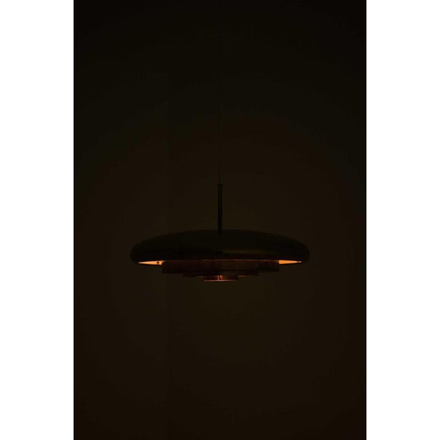 1960s Mid-Century Ceiling Lamp in Brass by Alf Svensson & Yngvar Sandström, 1960s For Sale - Image 5 of 8