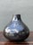 Vintage Black Textured Ceramic Vase For Sale - Image 4 of 14