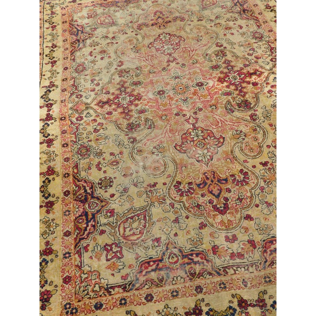 1920s Antique Persian Rug. 4'x 6'6" For Sale - Image 14 of 18