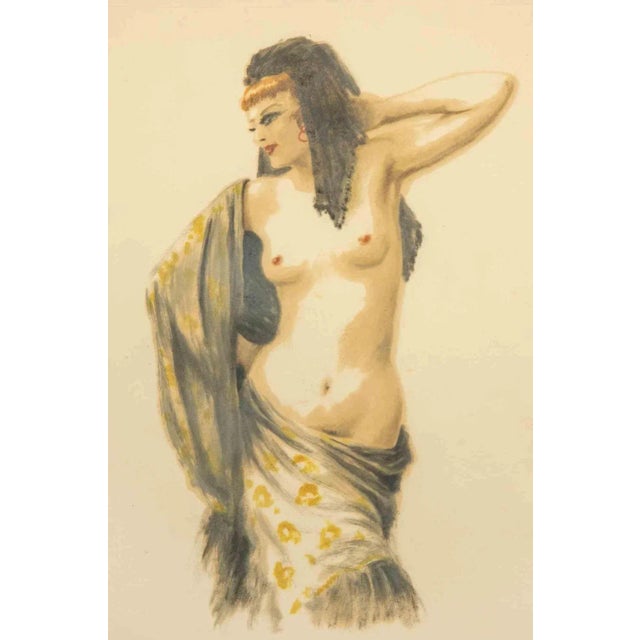 After Daniel Girard, Anita, Monotype, Early 20th Century For Sale - Image 5 of 5
