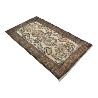 Mid 20th Century Oushak Anatolian Floral Carpet For Sale