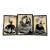 Vintage Smith Frederick Courting Silhouette Foil Pictures Collection - Set of 3 For Sale