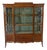 Antique Edwardian Inlaid Mahogany Display Cabinet, 1900s For Sale