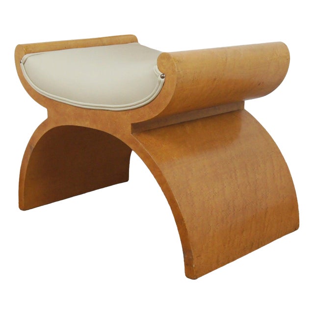 X-Framed Stool by Harry & Lou Epstein, 1930s For Sale