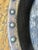 Antique Primitive Hand-Carved Wooden Bowl With Folk Art Wire Stitching and Brass Studded Rim For Sale - Image 9 of 9