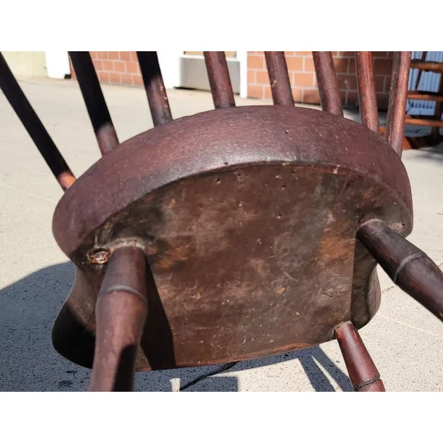 Late 18Thc Child's Windsor Chair For Sale - Image 4 of 7