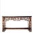 ​Embodying the quintessential glamour of mid-century Palm Beach Regency design, this striking Chippendale console table is...