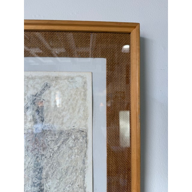 Drawing/Sketching Materials 2005 E. Parra Impressionist Pastel on Paper Painting Framed Under Glass For Sale - Image 7 of 12