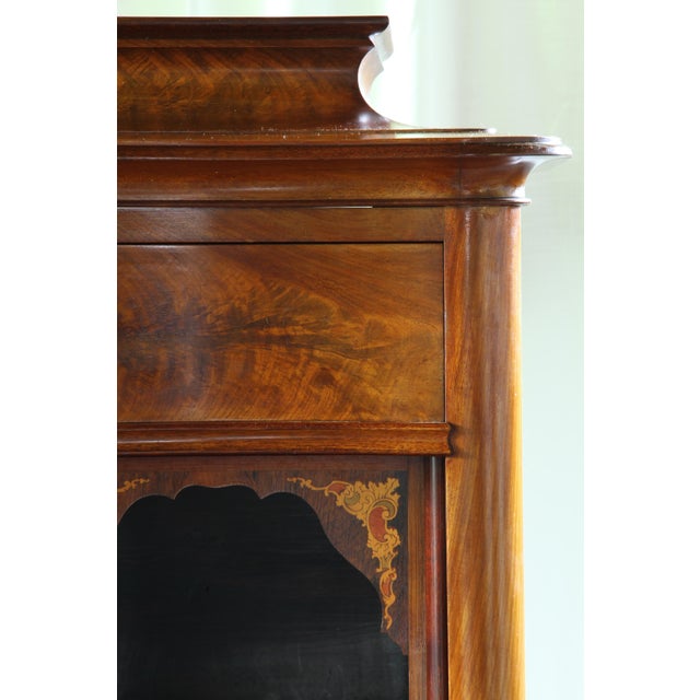 Danish Secretaire in Walnut, 1890s For Sale - Image 16 of 18
