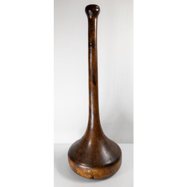 19th Century 19th Century Unusual Carved Wood Ceremonial Club Sculpture, Pacific Islands For Sale - Image 5 of 16