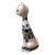 Early 21st Century Long Neck Hand Painted Floral Ceramic Cat Figurine Artist Signet For Sale