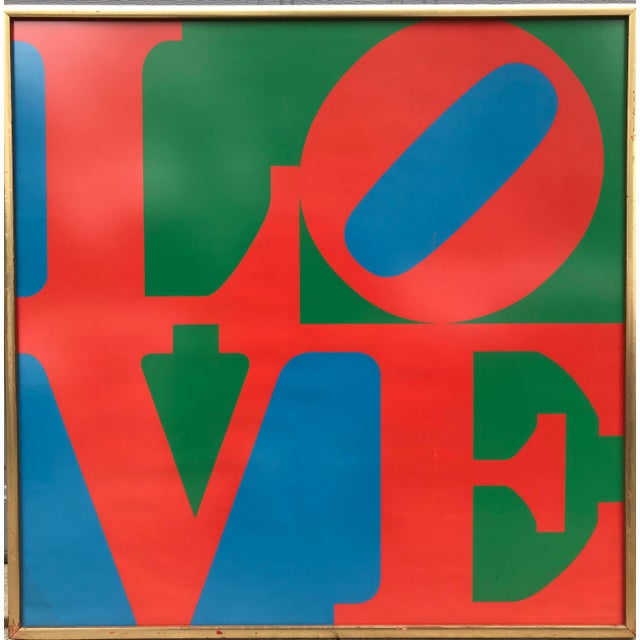 Robert Indiana “Love” 1967 Limited Edition Framed Pop Art Screenprint