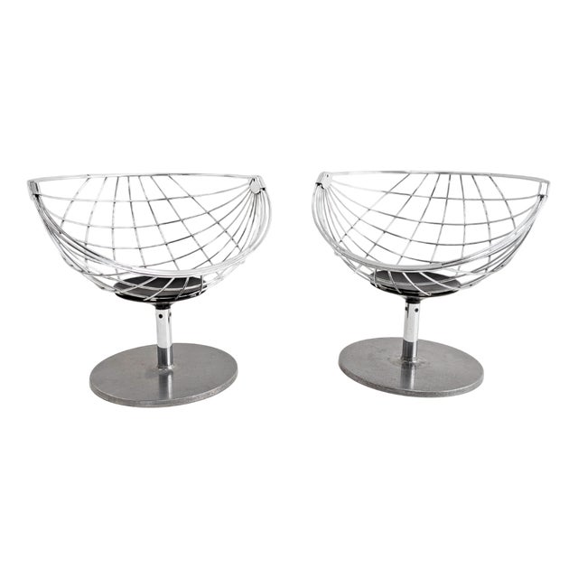 Atomic Ball Chairs by Rudi Verelst for Novalux, 1970s, Set of 2 For Sale