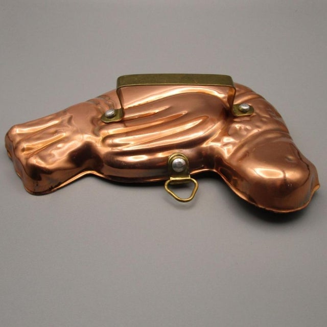 Vintage Copper Partridge Dove Shaped Cookie Cutter Brass Handle Holiday ...