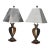 1980s Signed Brutalist Bronze Table Lamps - A Pair For Sale - Image 13 of 13